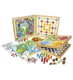 COFFRET JEUX DE SOCIETE CLASSIQUES 80 REGLES - JEUJURA - 8120 - MALETTE MULTI-JEUX