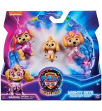 COFFRET LA SUPER PAT PATROUILLE LE FILM - 3 FIGURINES STELLA : BEBE - MIGHTY PUP - DU FILM  CHIOTS - SPIN MASTER 20144103