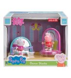 COFFRET LE STUDIO DE DANSE DE PEPPA PIG - 2 FIGURINES ET ACCESSOIRES - PEPPA LE COCHON