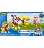 COFFRET PAT PATROUILLE 3 CHIENS TRANSFORMABLE : MARCUS RUBEN ET STELLA - FIGURINE - PAW PATROL SPIN MASTER