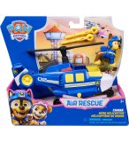 COFFRET PAT PATROUILLE AIR RESCUE : HELICOPTERE POLICE + CHASE - VEHICULE - FIGURINE CHIEN - PAW PATROL - SPIN MASTER