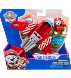 COFFRET PAT PATROUILLE AIR RESCUE : HELICOPTERE POMPIER + MARCUS - VEHICULE - FIGURINE CHIEN - PAW PATROL - SPIN MASTER
