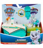 COFFRET PAT PATROUILLE DELUXE : EVEREST ET SON CHASSE NEIGE ET POULE - VEHICULE TRANSFORMABLE - 2 FIGURINES - CHIEN - PAW PATROL - SPIN MASTER