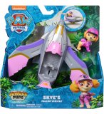 COFFRET PAT PATROUILLE JUNGLE PUPS : AVION + SELLA - VEHICULE TRANSFORMABLE - FIGURINE CHIEN - PAW PATROL - SPIN MASTER