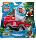 COFFRET PAT PATROUILLE JUNGLE PUPS : CAMION POMPIER + MARCUS - VEHICULE TRANSFORMABLE - FIGURINE CHIEN - PAW PATROL - SPIN MASTER