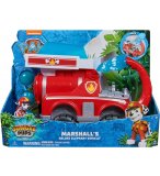 COFFRET PAT PATROUILLE JUNGLE PUPS DELUXE : MARCUS ET CAMION POMPIER - VEHICULE TRANSFORMABLE - FIGURINE CHIEN - PAW PATROL - SPIN MASTER