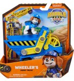 COFFRET PAT PATROUILLE RUBEN & CIE : CAMION BENNE + BENJI - VEHICULE DE LUXE - FIGURINE CHIEN - PAW PATROL - SPIN MASTER