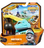 COFFRET PAT PATROUILLE RUBEN & CIE : CAMION GRUE ET ROULEAU COMPACTEUR + MOLLY - VEHICULE DE LUXE - FIGURINE CHIEN - PAW PATROL - SPIN MASTER