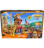 COFFRET PAT PATROUILLE RUBEN & CIE : GRUE DE CHANTIER 60CM HAUT SONS ET LUMIERE + FIGURINE RUBEN + VEHICULE - CHIEN - PAW PATROL - SPIN MASTER