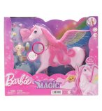 COFFRET PEGASE ROSE SONS ET LUMIERES - BARBIE - MATTEL - HLC41 - CHEVAL MAGIQUE