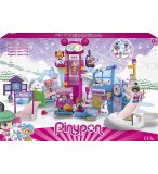 COFFRET PINYPON LA STATION DE SKI SPORT D'HIVER - FIGURINE ET ACCESSOIRES - FAMOSA - 32003 - MINI-POUPEE