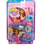 COFFRET POLLY POCKET BOUEE LICORNE : PISCINE + 2 FIGURINE + 12 ACCESSOIRES - MATTEL - HKV34 - POUPEE