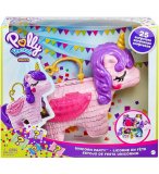 COFFRET POLLY POCKET LICORNE EN FETE + 2 FIGURINE + 23 ACCESSOIRES - MATTEL - GVL88 - POUPEE