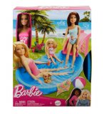 COFFRET POUPEE BARBIE BLONDE ET SA PISCINE DE REVE - MATTEL - HRJ74 - ACCESSOIRE