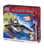 COFFRET SPIDER-MAN : VEHICULE LIZARD SEWER SPEEDER - MEGA BLOKS - 91338 - JEU DE CONSTRUCTION SPIDER-MAN