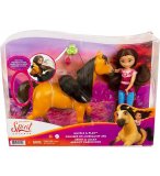 COFFRET SPIRIT : CHEVAL SPIRIT ET POUPEE LUCKY + ACCESSOIRES - MATTEL