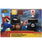 COFFRET SUPER MARIO 4 FIGURINES ET 1 ACCESSOIRE : PLAINE DU GRAND CHENE - FIGURINE NINTENDO - JAKKS