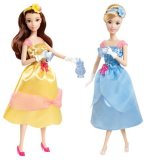 COFFRET THE ROYAL : 2 PRINCESSES - CENDRILLON ET BELLE - DISNEY PRINCESSE - MATTEL - X9352