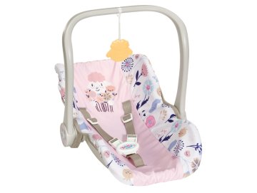 Cosy floral poupon Baby Born 36 et 43 cm - Si�ge auto, porte poupon - Accessoire poup�e