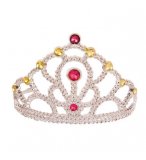 COURONNE ARGENTEE DE PRINCESSE /REINE - ACCESSOIRE COSTUME FILLE - DEGUISEMENT 