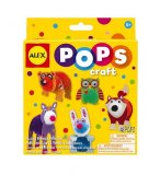 CREER MES AMIS ANIMAUX DE LA FORET TOUS DOUX - POPS CRAFT - ALEX TOYS - KIT CREATIF