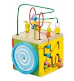 CUBE LOOPING MULTI-ACTIVITES EN BOIS - CLASSIC WORLD - JEUX PREMIER AGE