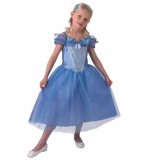 DEGUISEMENT LUXE FILM CENDRILLON 7/8 ANS - COSTUME DISNEY PRINCESS - RUBIES - 610284