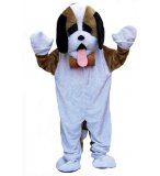 DEGUISEMENT MASCOTTE CHIEN SAINT BERNARD ADULTE TAILLE UNIQUE - BIG COSTUME GEANT - ANIMAL