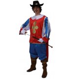 DEGUISEMENT MOUSQUETAIRE D'ARTAGNAN TAILLE 50 - COSTUME ADULTE HOMME MOYEN AGE