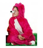 DEGUISEMENT OURS ROSE 4 ANS ENFANT - ANIMAL - COSTUME FILLE - GARCON - CARNAVAL - FETE