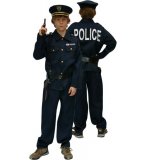 DEGUISEMENT POLICIER 12 ANS - COSTUME ENFANT - PANOPLIE GARCON - UNIFORME METIER