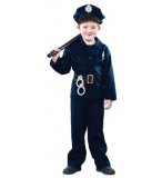 DEGUISEMENT POLICIER 4/6 ANS GARCON - UNIFORME METIER - COSTUME ENFANT