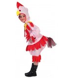 DEGUISEMENT POULE 10/12 ANS FILLE - COSTUME ANIMAL FERME - PANOPLIE FILLE - CARNAVAL - FETE 