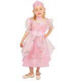 DEGUISEMENT PRINCESSE MARIE 8 ANS - ROBE ROSE ET ARGENTE - COSTUME FILLE - PANOPLIE