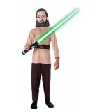 DEGUISEMENT QUI-GON JINN STAR WARS 5/7 ANS - COSTUME - PANOPLIE GARCON - RUBIES - 17037