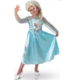 DEGUISEMENT REINE DES NEIGES ELSA + PERRUQUE 7/8 ANS - COSTUME FILLE - RUBIES
