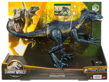 Dinosaure indoraptor attaque extreme - jurassic world - dino trackers - Mattel - hky11 - figurine