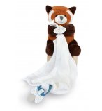 DOUDOU ATTACHE SUCETTE PELUCHE PANDA ROUX 12 CM - UNICEF - DOUDOU ET COMPAGNIE - DC3982