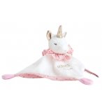 DOUDOU PLAT LICORNE ATTRAPE REVES 20 CM - DOUDOU ET COMPAGNIE - DC3535