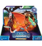 DRAGONS ET LES NEUF ROYAUMES : PANACHE ET ALEX - DRAGON ORANGE VERT ET SON DRESSEUR - DRAGONS DREAM WORKS - SPIN MASTER - 20138336