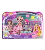 ENCHANTIMALS GLAM PARTY - FAMILLE DWYLA ET CHIENS - POUPEES, ANIMAUX, ACCESSOIRES - MATTEL - HNV26