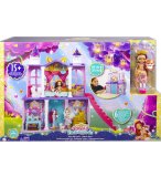 ENCHANTIMALS LE CHATEAU ROYAL 66 CM DE HAUT + POUPEE FELICITY RENARD ET FLICK + 15 ACCESSOIRES- FIGURINE 15 CM - ANIMAL - MATTEL GYJ17