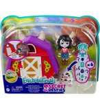 ENCHANTIMALS MAISON DE LA VACHE ET ANIMAUX SURPRISES - POUPEE CAMBRIE + ANIMAUX - MATTEL - GTM48