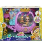 ENCHANTIMALS POUPEE PEOLA PONEY ET LE CARROSSE ROYAL - FIGURINE 15 CM - ANIMAL PONEY - MATTEL GYJ16