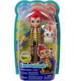 ENCHANTIMALS POUPEE REDWARD ROOSTER ET CLUCK LE COQ - FIGURINE 15 CM - ANIMAL - MATTEL GJX39