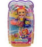 ENCHANTIMALS SUNSHINE BEACH POUPEE TRIPPI TOUCAN ET OISEAU CANOPY - FIGURINE 15 CM - ANIMAL - MATTEL HRX83