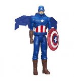 FIGURINE CAPTAIN AMERICA 30 CM AVEC SON PLANEUR D'ATTAQUE - AVENGERS HEROS TITAN - HASBRO - B2476