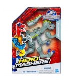 FIGURINE HERO MASHERS JURASSIC WORLD VELOCIRAPTOR GRIS - DINOSAURE - HASBRO DINO - B3240