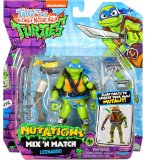 FIGURINE LEONARDO 12 CM - LES TORTUES NINJA TEENAGE MUTANT NINJA - MUTATIONS MIX'N MATCH - TMNT - TURTLES - GIOCHI PREZIOS