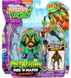 FIGURINE MICHELANGELO 12 CM - LES TORTUES NINJA TEENAGE MUTANT NINJA - MUTATIONS MIX'N MATCH - TMNT - TURTLES - GIOCHI PREZIOS